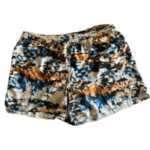 All In Motion Women Active Shorts Size XL Marble‎ Print Blue, Black, Brown